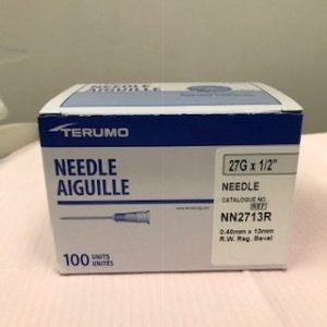 aiguilles hypodermiques 100 pour professionnels seulement